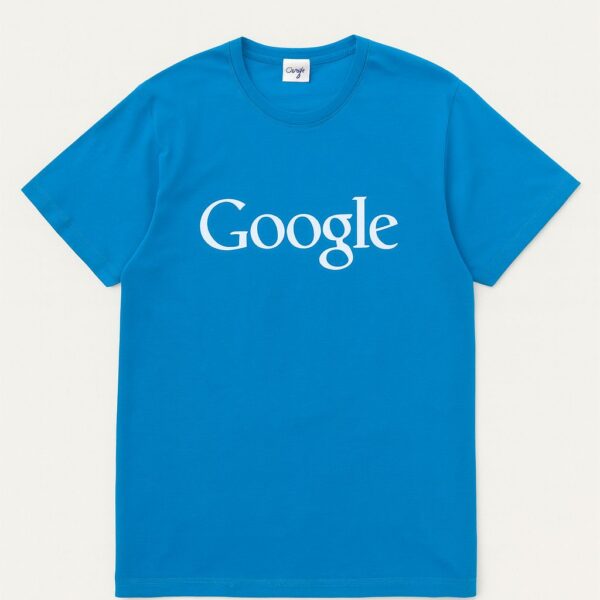 Google Mavi Tişört